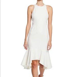 Halston heritage white dress